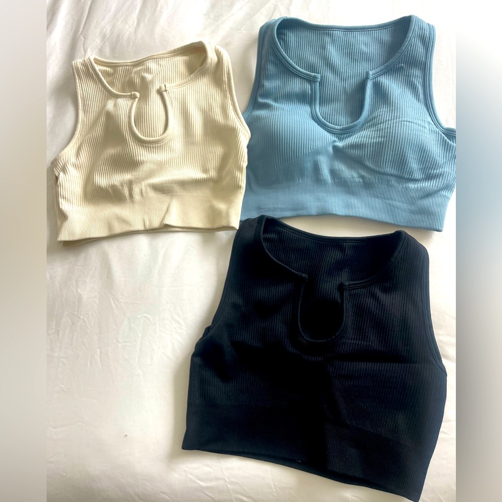 3 pack workout tops